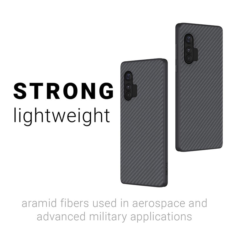 Evutec Compatible with Motorola Edge+ Case, Aramid Fiber Cases Cover for Moto Edge+ï¼ˆBlackï¼‰ - Image 4